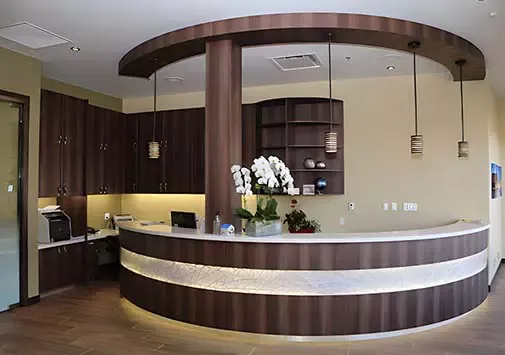 Reception area